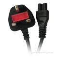 UK power cord with figure 8 plug